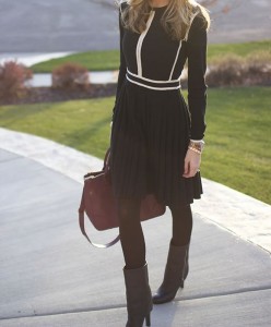 Looks para trabalhar: Inverno vestido