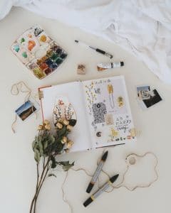 materiais para desenho