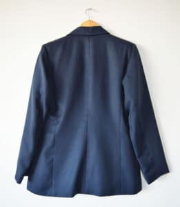 Blazer azul - costas