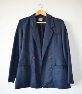 Blazer azul - frente