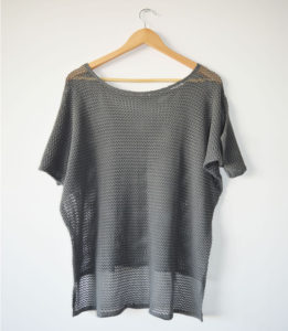 Blusinha de rede- costas
