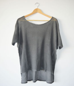 Blusinha de rede- frente