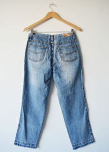 Calça jeans boy - costas