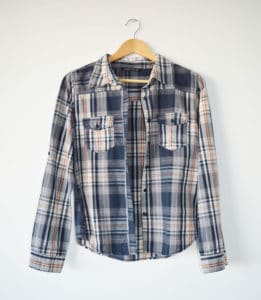 Camisa xadrez - frente