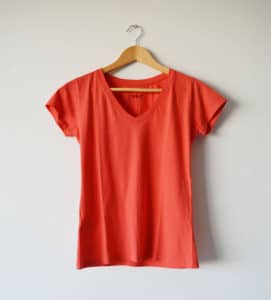 Camiseta laranja - frente