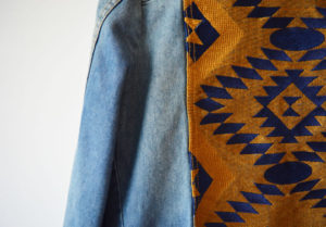 Jaqueta jeans Equus detalhe