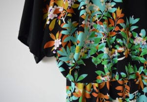 Vestido Dressbarn detalhe