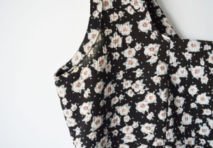 Vestido florido - detalhe