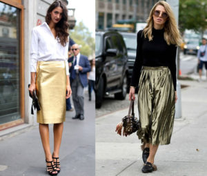 Look metalizado- mais que uma tendência, um estilo de vida! - saia lapis