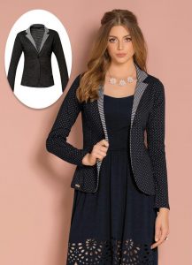 blusa de bolinha modelo 1