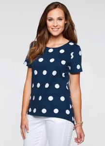 blusa de bolinha modelo 2