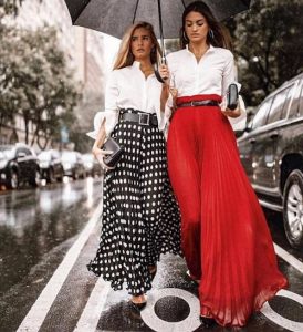 blusas vestidos largos escolhendo as roupas certas dica 1