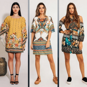 Mulheres com roupas Farm