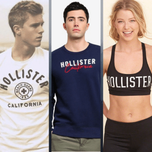 pessoas com roupas hollister