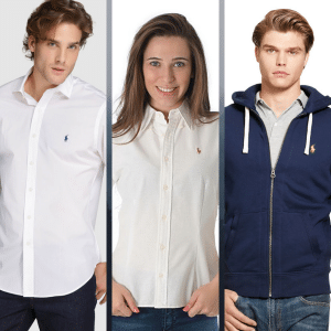 pessoas com roupas ralph lauren