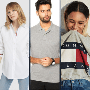 pessoas com roupas tommy