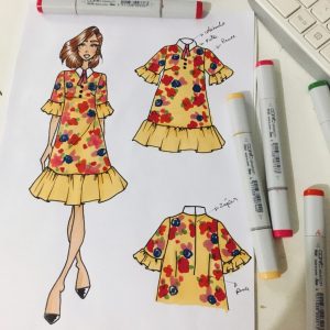 como desenhar roupas modelo 01