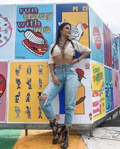 Looks Lollapalooza Botas e Coturnos
