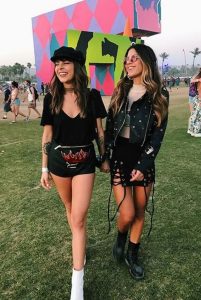 Looks Lollapalooza Couro