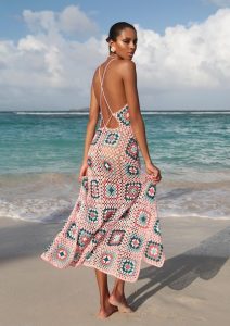 vestido de crochê