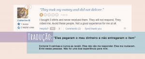 Problema na compra.