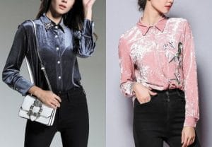 Camisetas de Veludo.