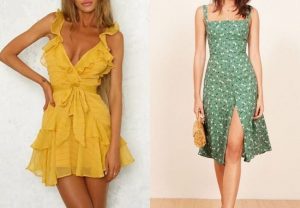 Vestidos com volumes